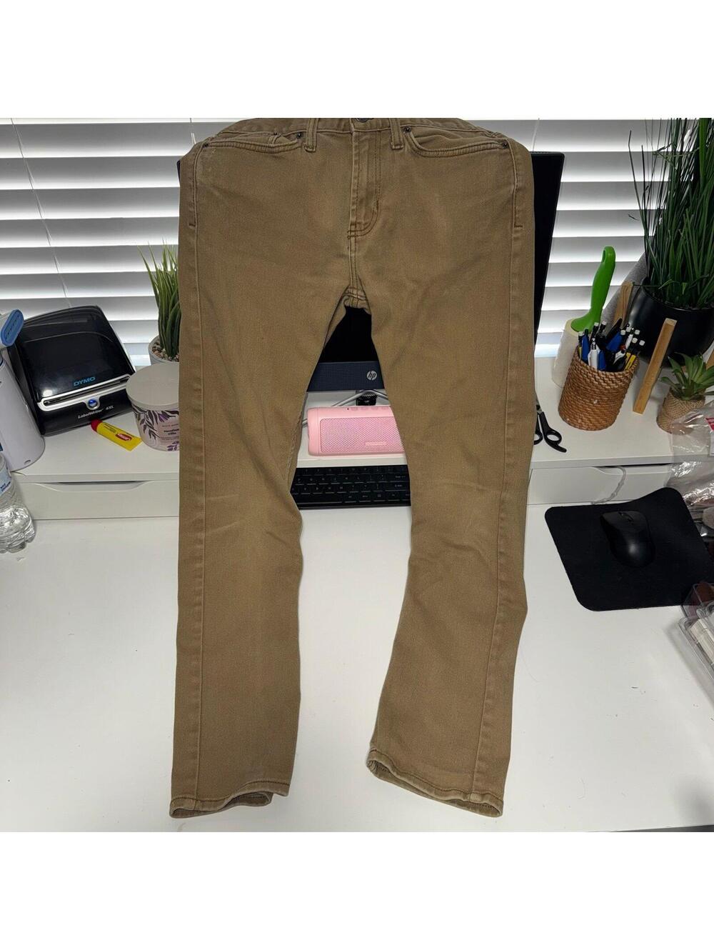 Men's bullhead denim skinny khaki jeans 30x32